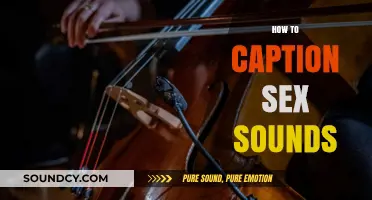 Mastering the Art of Capturing Intimate Moments: How to Caption Sex Sounds