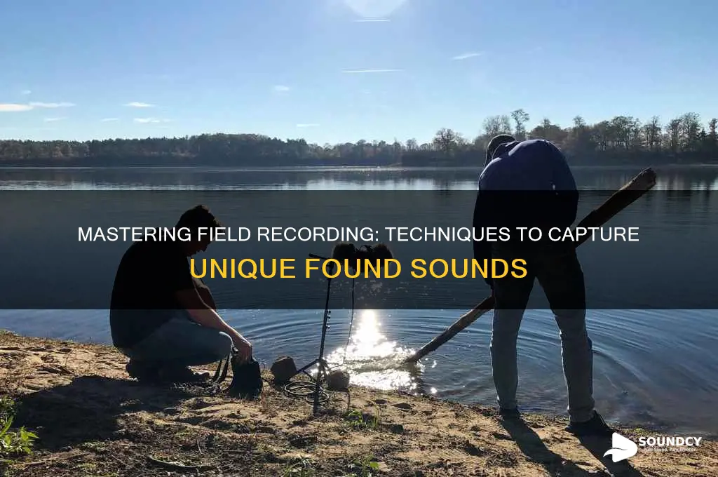 how to capture found sounds