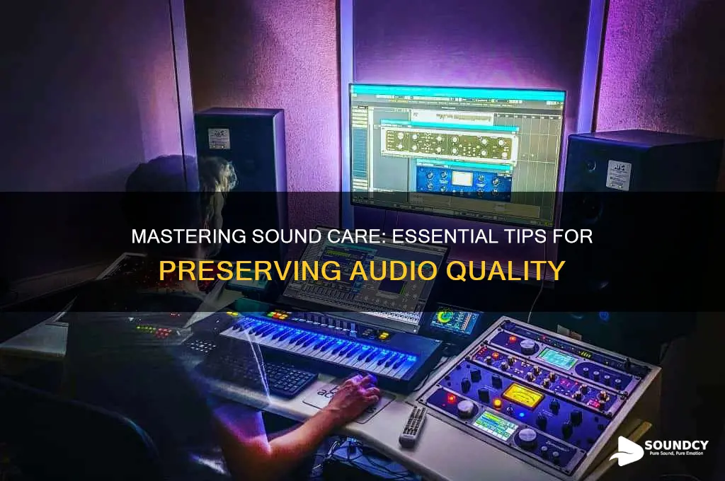 how to care for sound