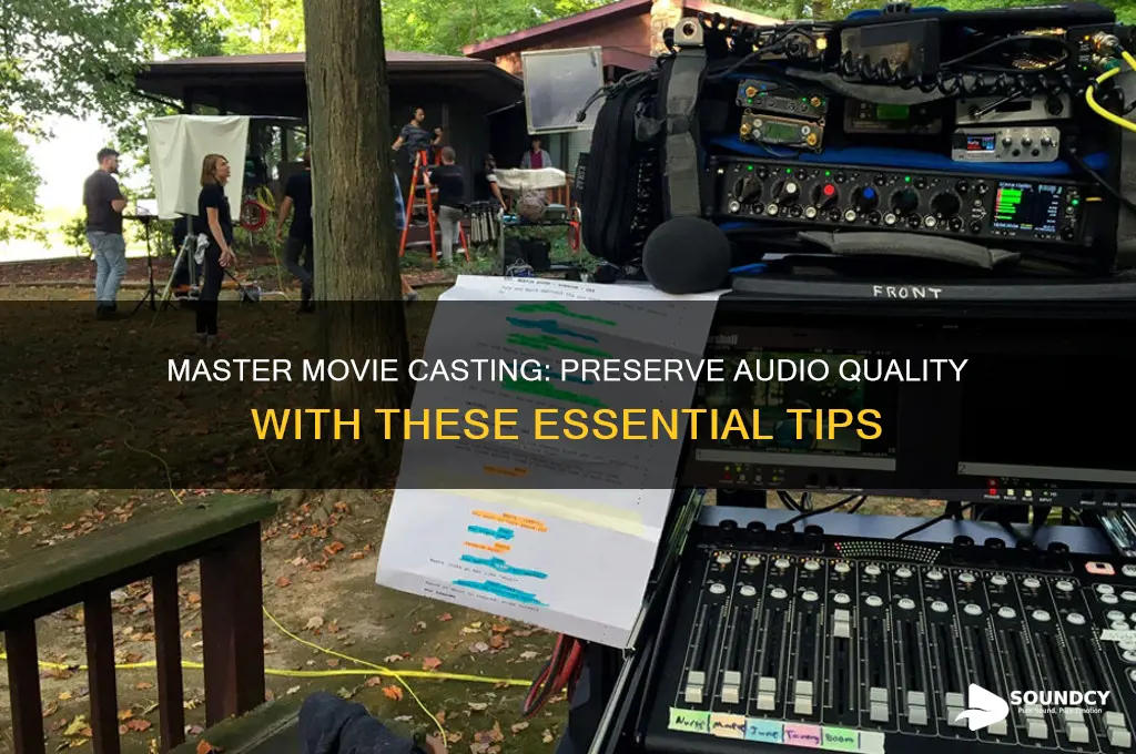 how to cast a movie and keep the sound