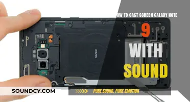 Cast Your Galaxy Note 9 Screen with Sound: A Simple Guide
