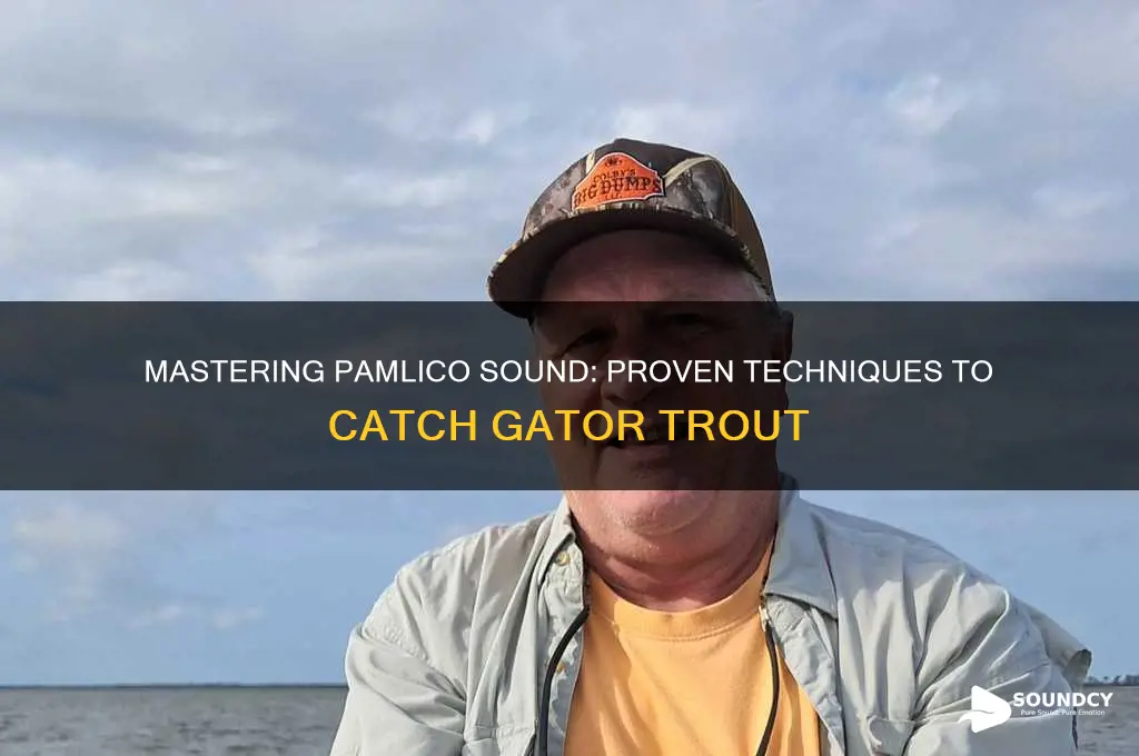 how to catch gator trout in the pamlico sound