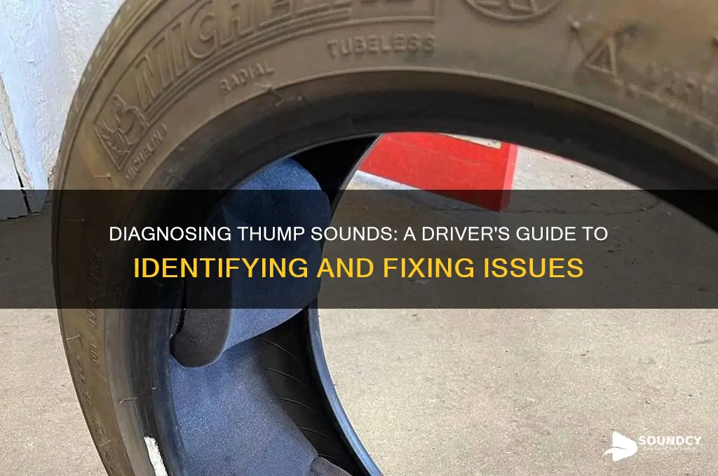 how to check a for thump sound when driving