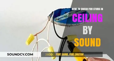 Detecting Ceiling Studs by Sound: A Simple DIY Guide