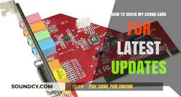 Ensure Optimal Audio: How to Check Your Sound Card for Latest Updates