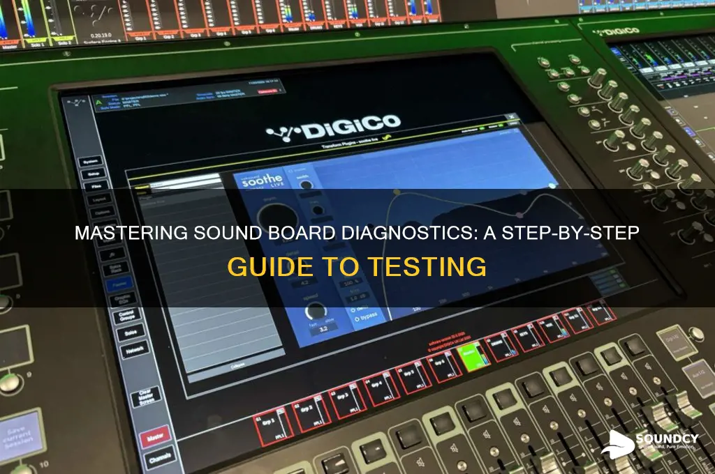 how to check sound board