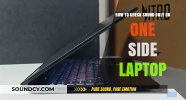 Fixing Laptop Audio: How to Check Sound Only on One Side