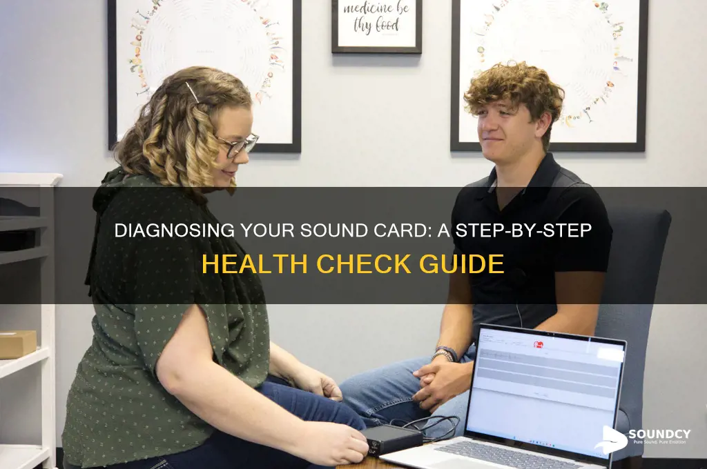 how to check the health of your sound card