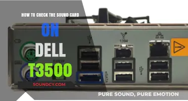 Troubleshooting Dell T3500: How to Check Your Sound Card Easily