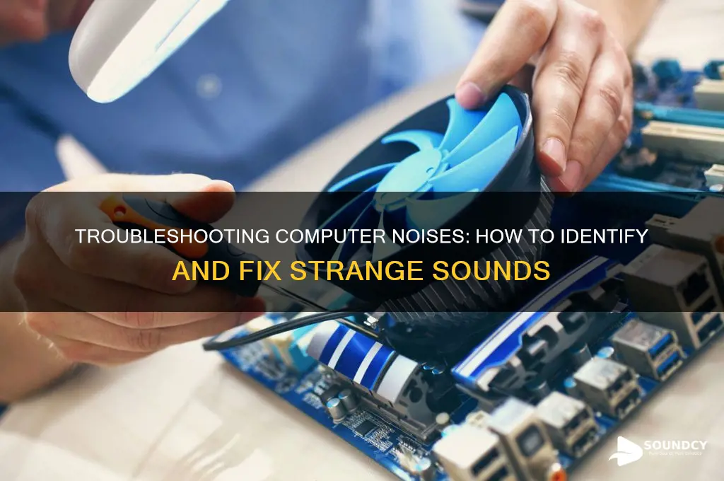 how to check why your computer is making sound