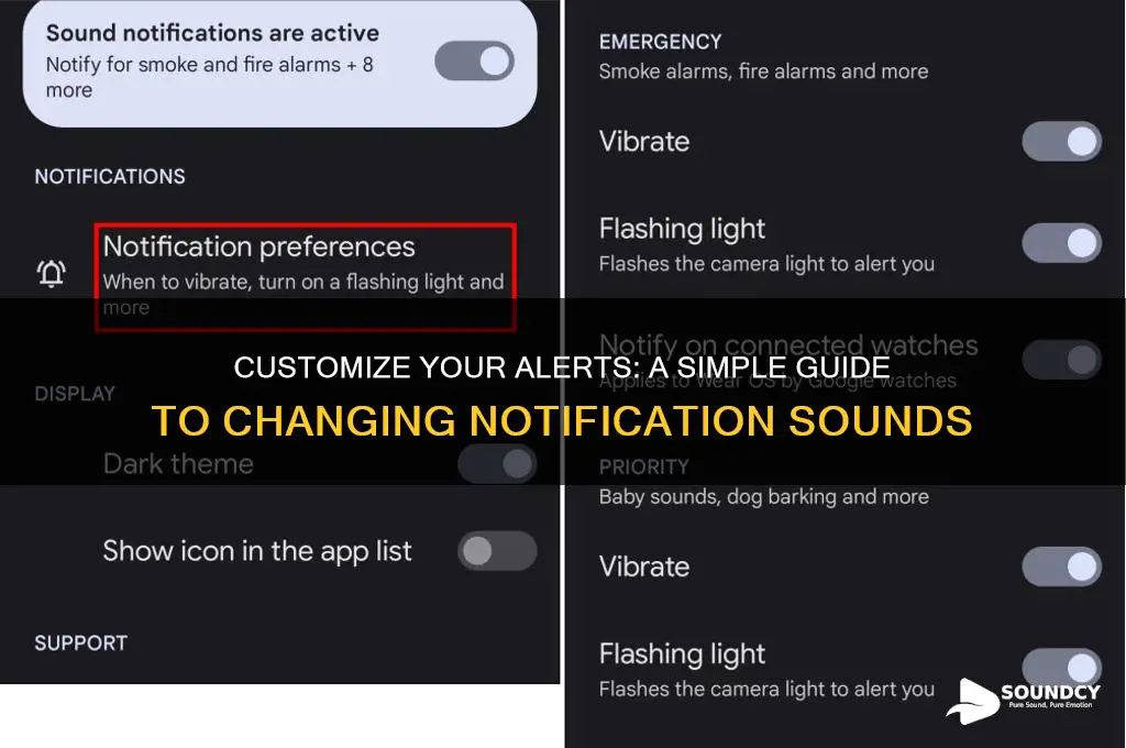 how to chnage notification sound