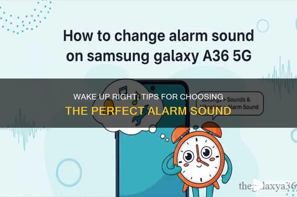 how to choose alarm sound