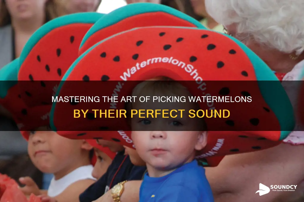 how to choose watermelon sound