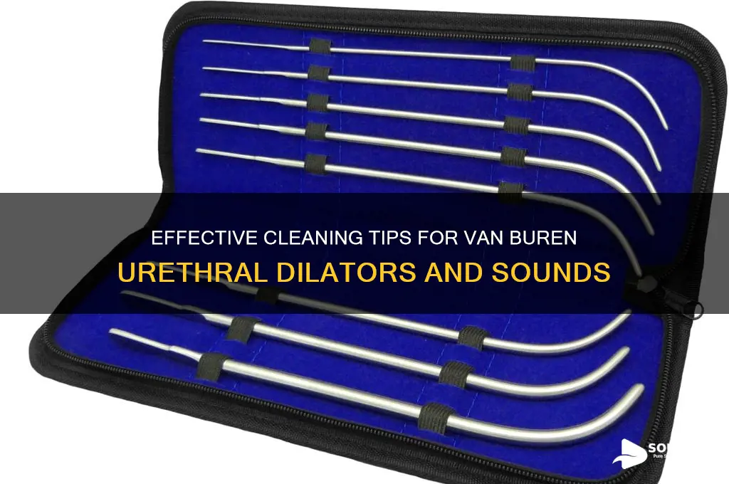 how to clean bdeals van buren urethral dilators sounds