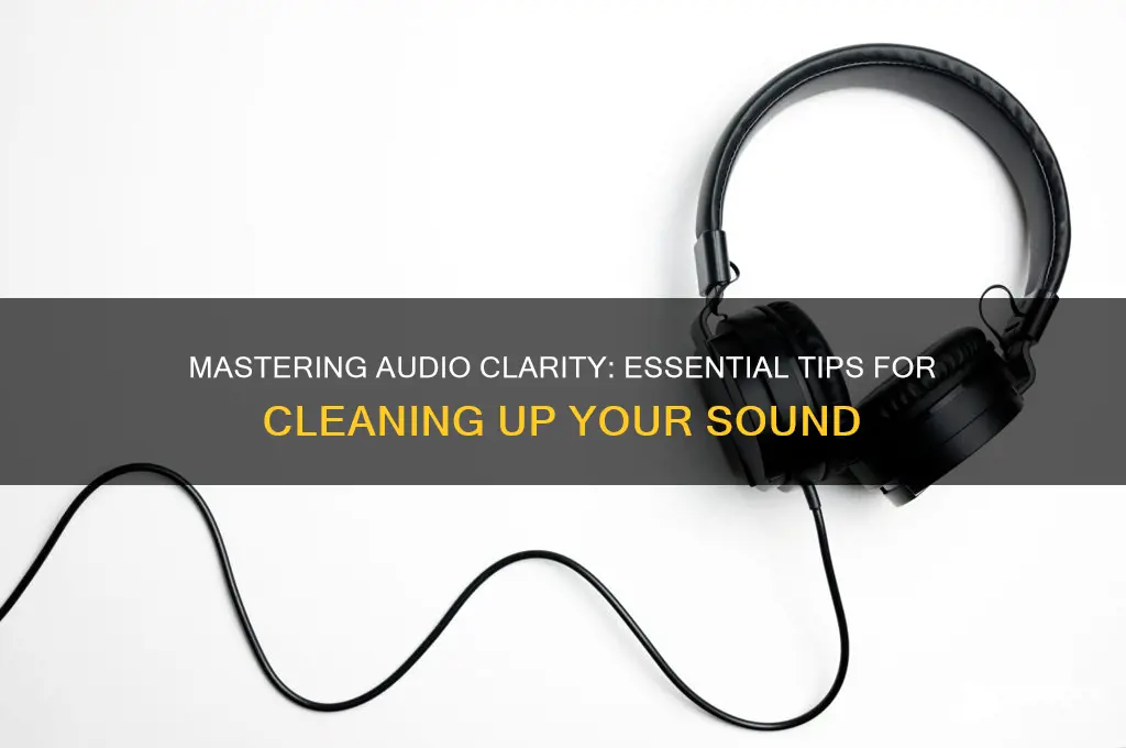 how to clean up sound