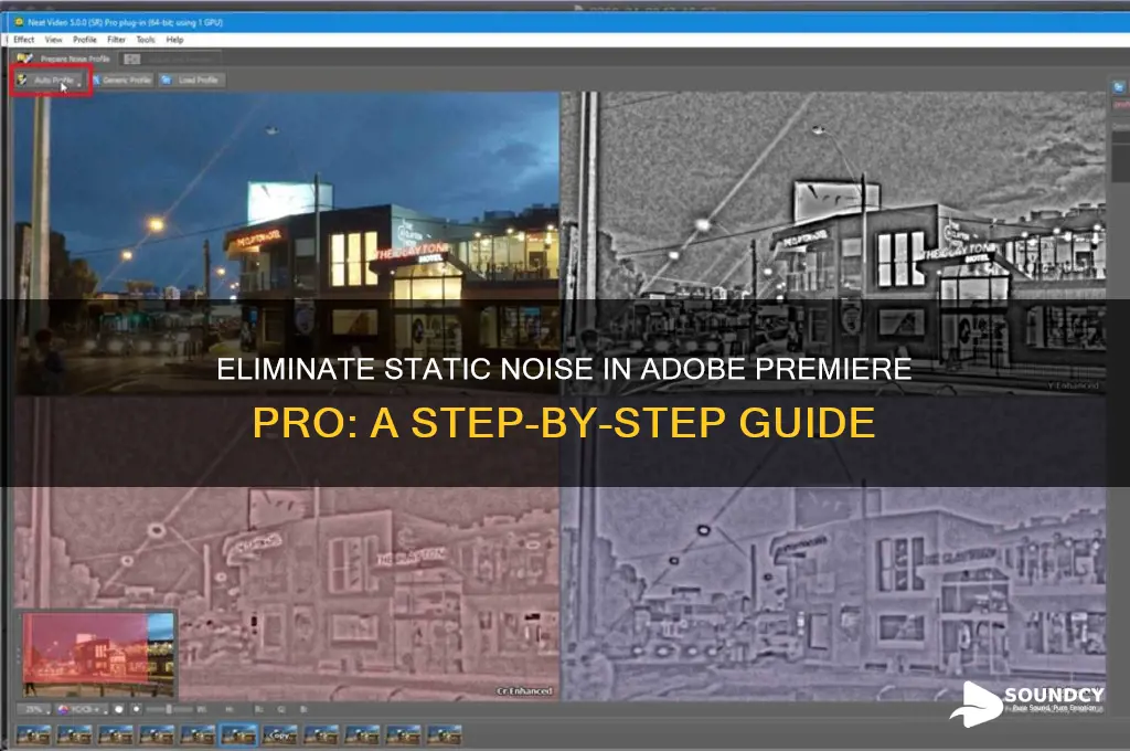 how to clear static sound with adobe premiere pro