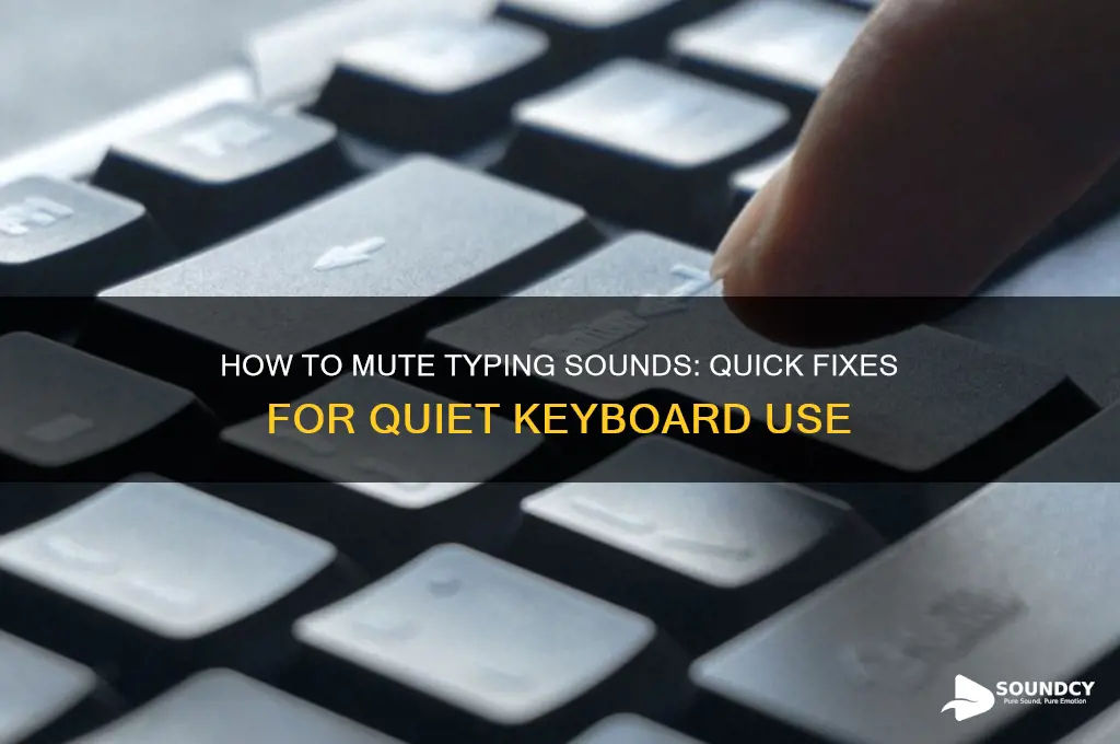 how to close typing sound