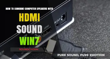 Combine Computer Speakers with HDMI Audio on Windows 7: A Guide