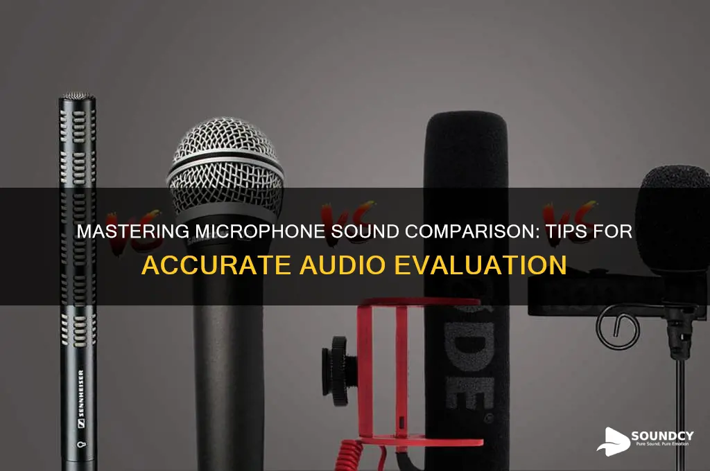 how to compare mic sounds