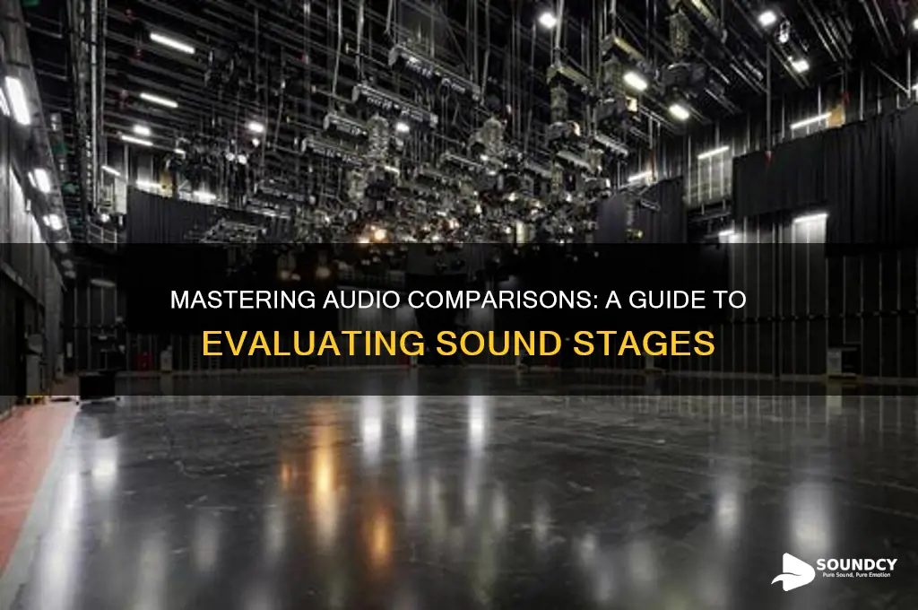 how to compare sound stages