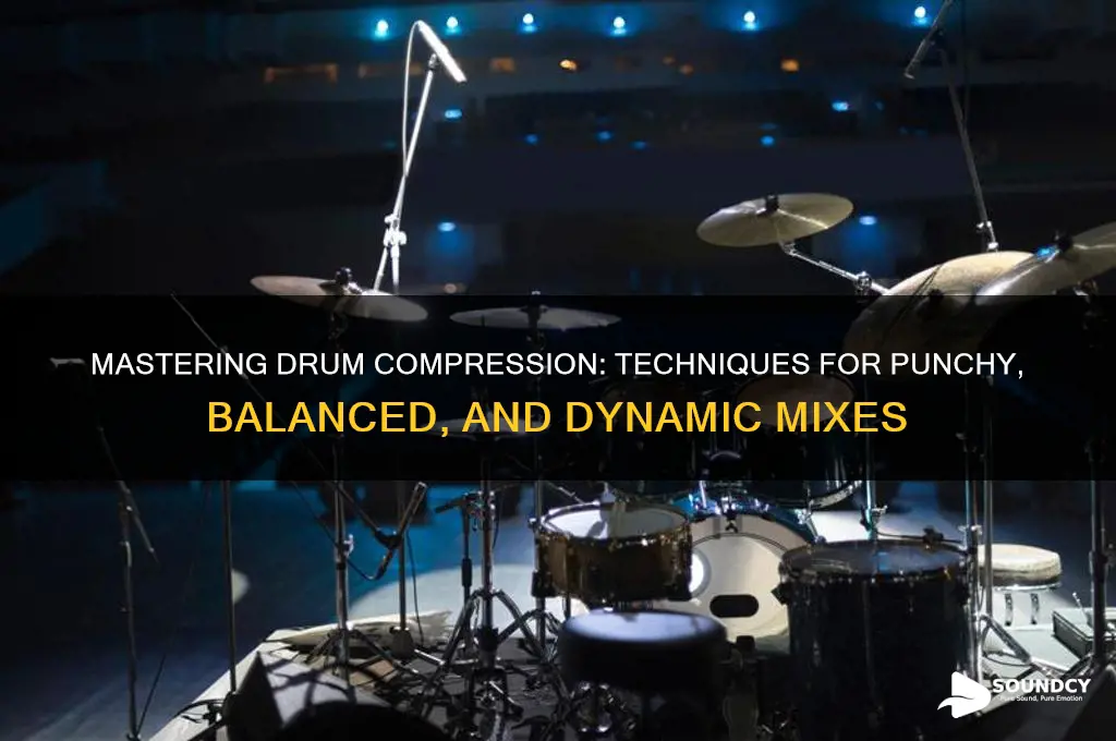 how to compress drum sounds