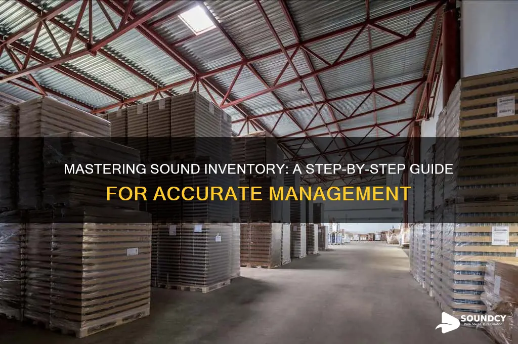 how to conduct sound inventory