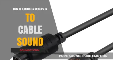 Easy Guide: Connecting Your Philips TV to Cable Sound System