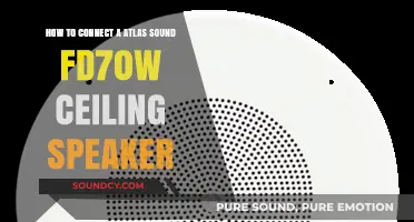Easy Guide to Connecting Your Atlas Sound FD70W Ceiling Speaker