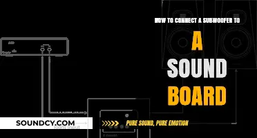 Connect Your Subwoofer to a Sound Board: A Step-by-Step Guide