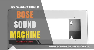 Connect Your Surface to Bose Sound Machine: A Step-by-Step Guide