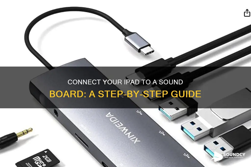 how to connect an ipad to a sound board