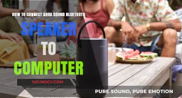 Easy Steps to Connect Aqua Sound Bluetooth Speaker to Your Computer