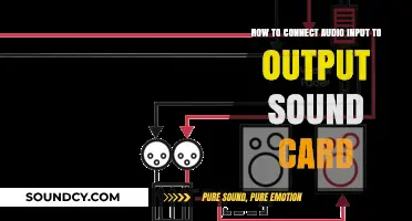 Connecting Audio Input to Output: A Sound Card Setup Guide