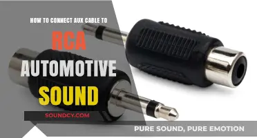 Connect Aux Cable to RCA Automotive Sound: A Step-by-Step Guide