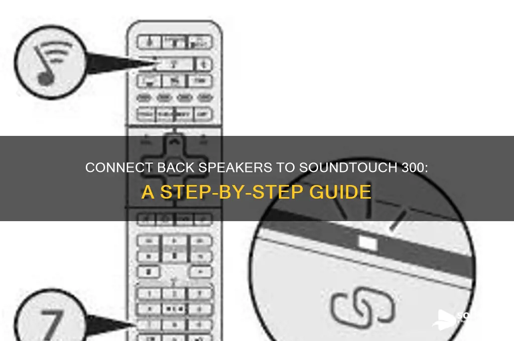 how to connect back speakers to sound touch 300