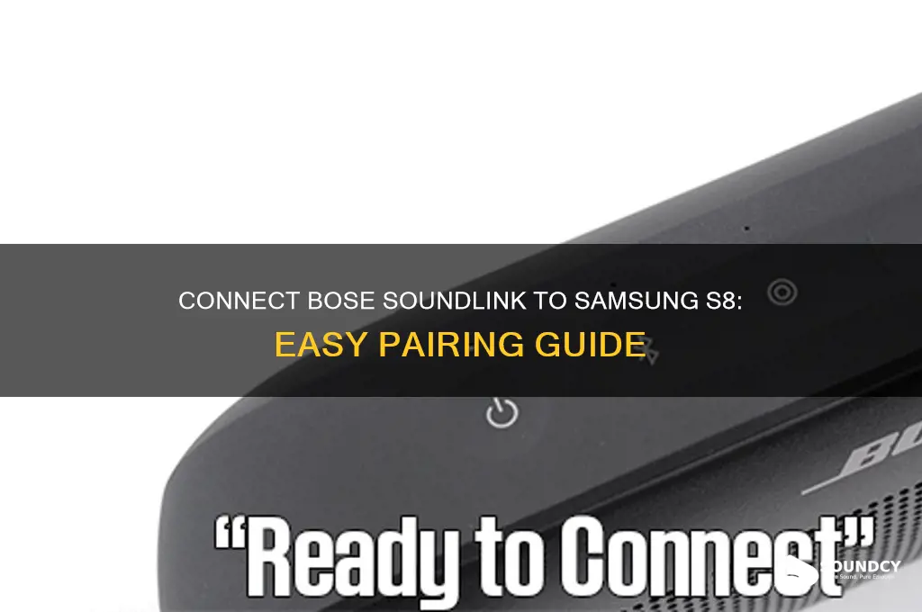 how to connect bose sound link to samsung s8