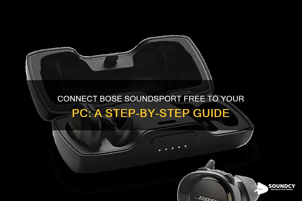 how to connect bose sound sport frees to pc