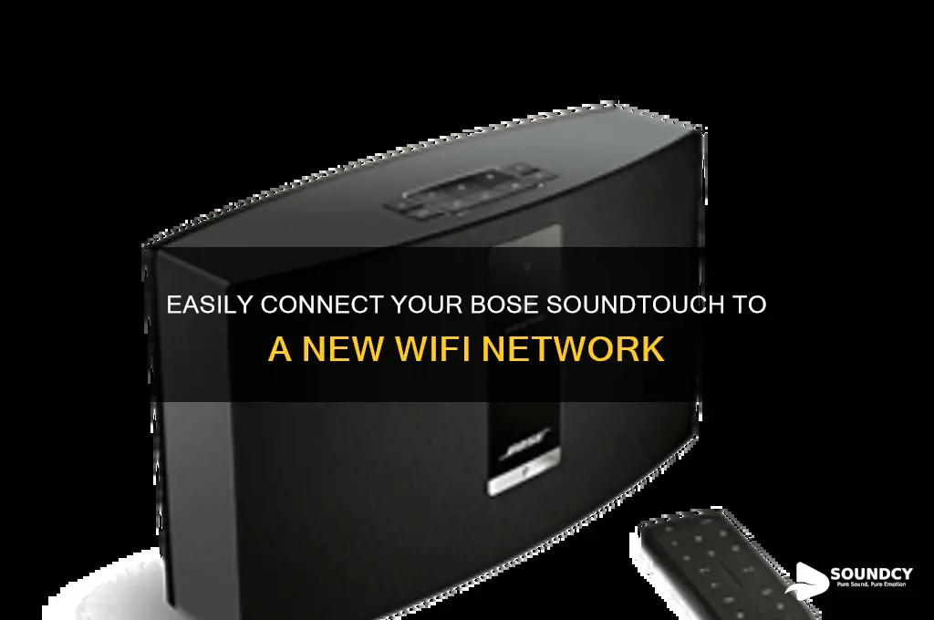 how to connect bose sound touch to new wifi