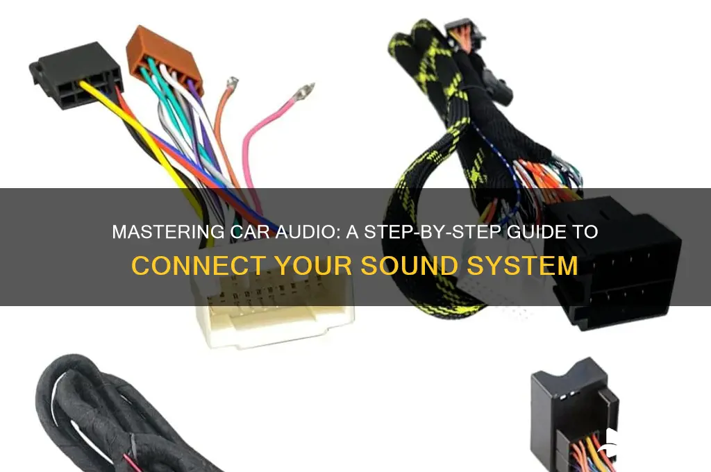 how to connect car sound