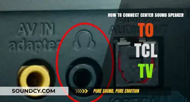 Easy Guide: Connecting Center Sound Speaker to TCL TV