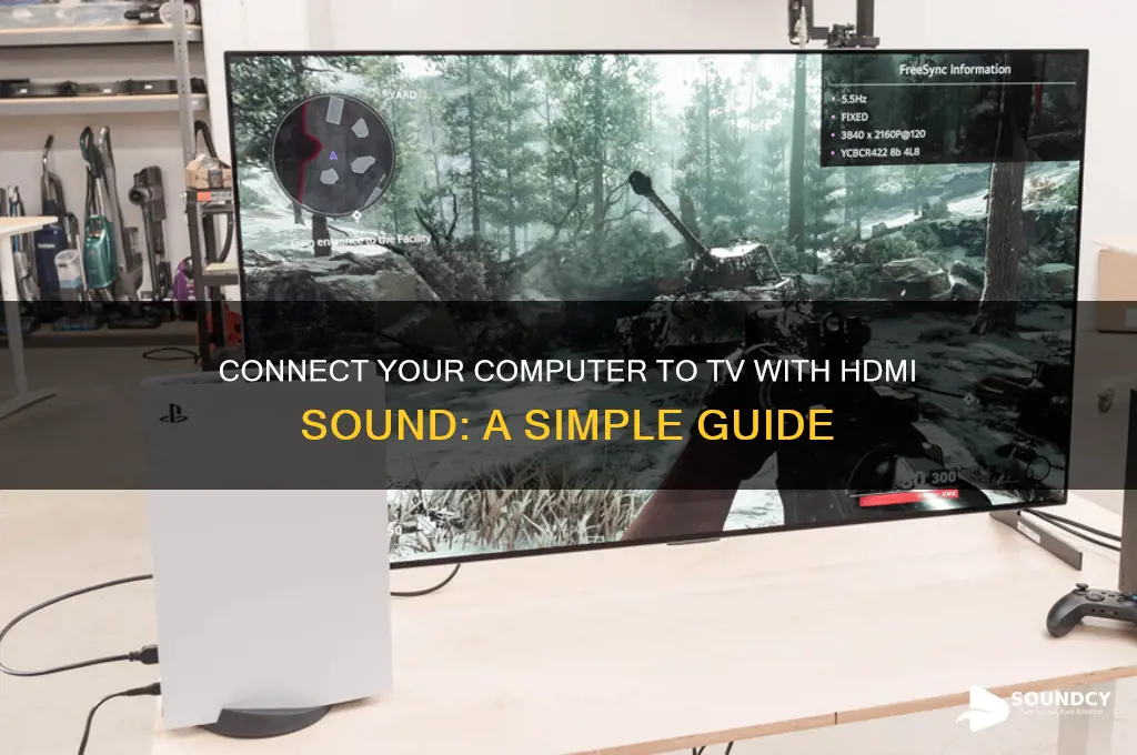 how to connect computer to tv with hdmi sound
