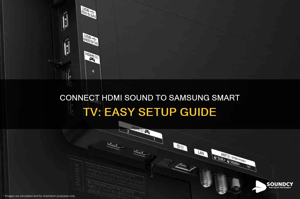 how to connect hdmi sound to samsung smart tv