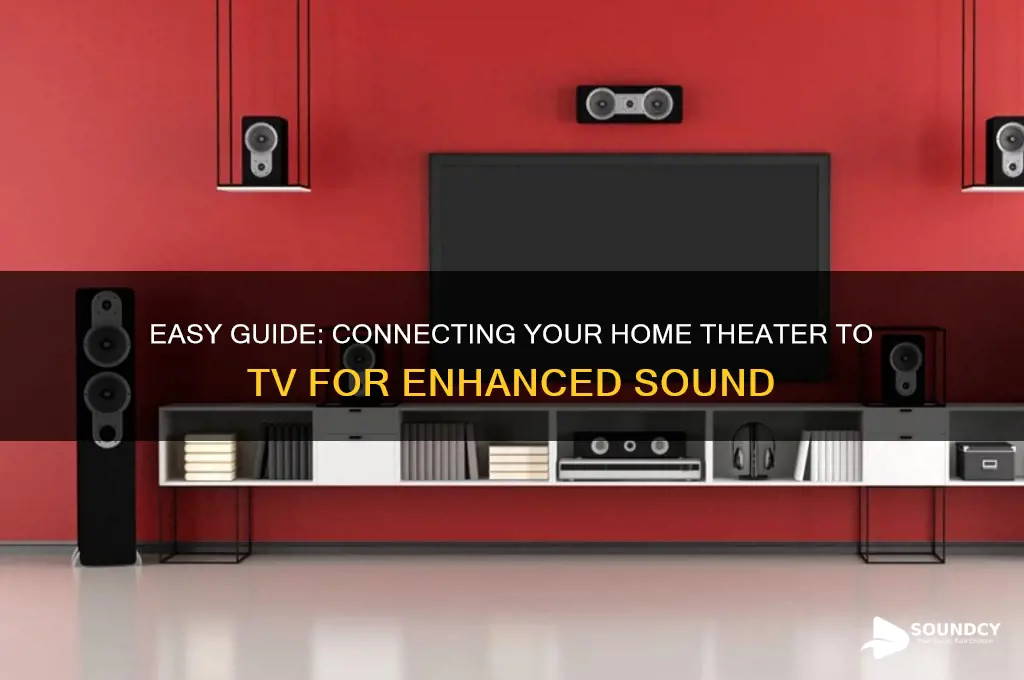 how to connect home theater to tv for sound