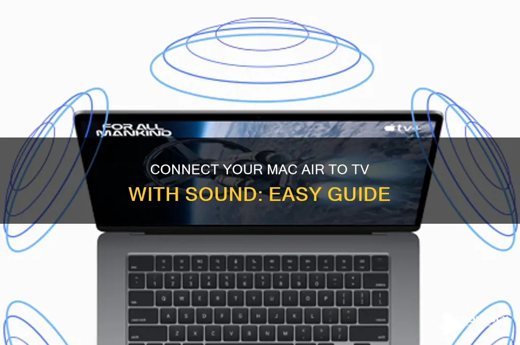 how to connect mac air to tv with sound
