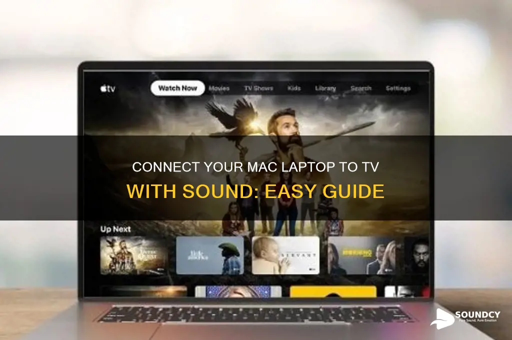 how to connect mac laptop to tv with sound