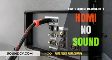 Fix MacBook to TV HDMI Connection with No Sound Issue
