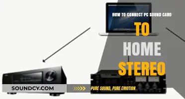 Connect Your PC Sound Card to Home Stereo: A Simple Guide