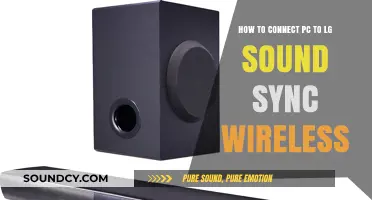 Connect Your PC to LG Sound Sync Wireless: A Simple Guide