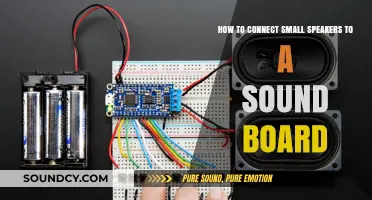 Connecting Small Speakers to a Sound Board: A Step-by-Step Guide