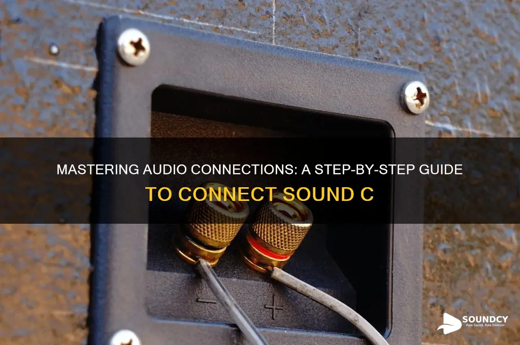 how to connect sound c